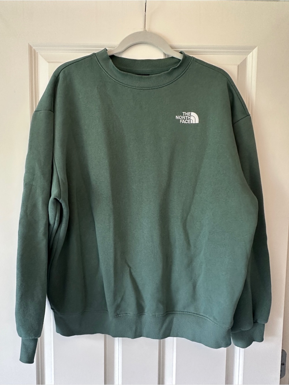 North Face Women's Crewneck Sweatshirt in Mist Green